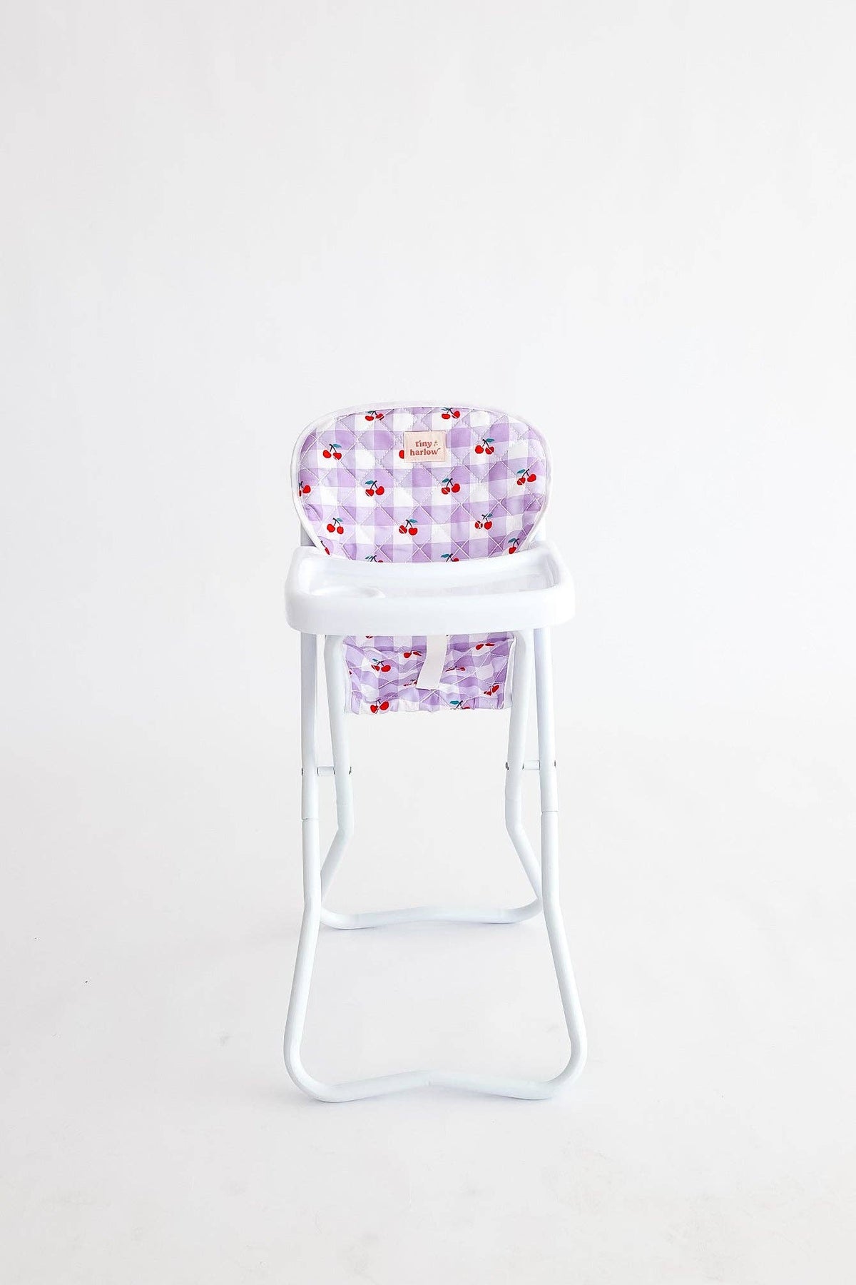 Tiny H - Tiny Harlow Doll Highchair - Cherry Gingham