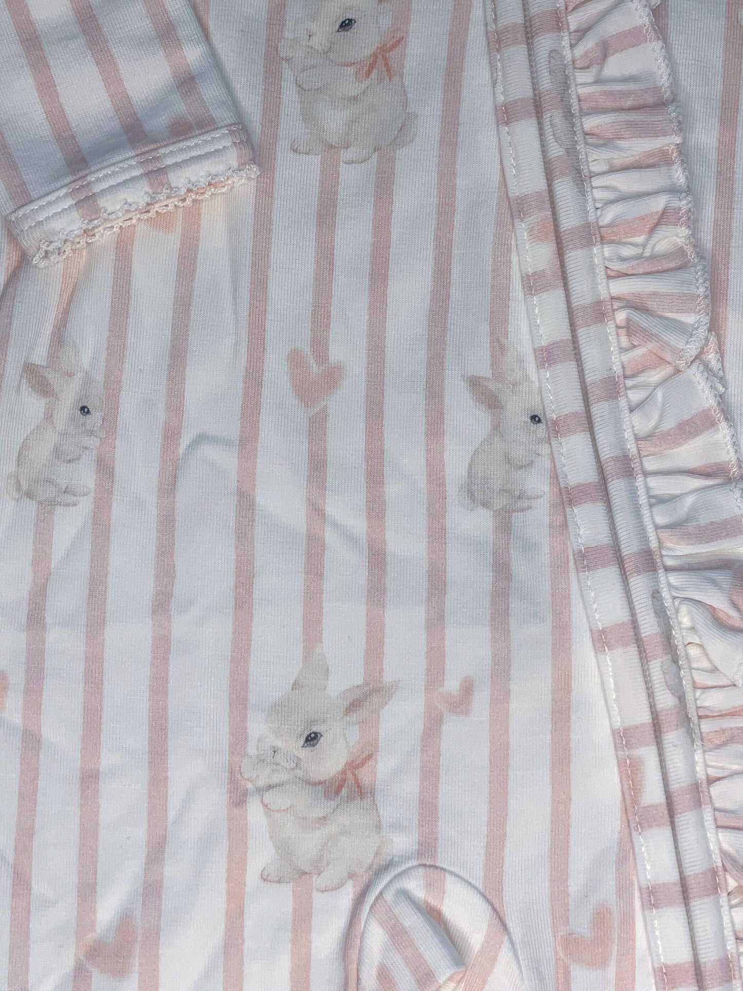 Elke & Indigo - Bamboo/Organic Cotton Growsuit - Bunny Love