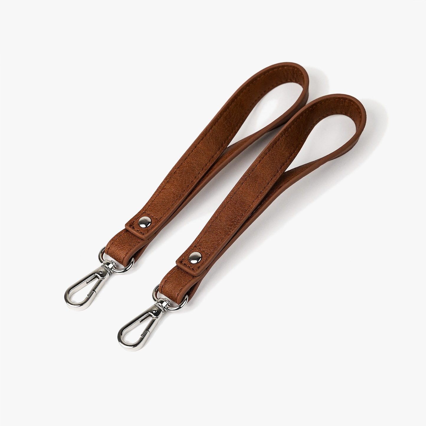 VANCHI Vegan Leather Pram Clips - Tan