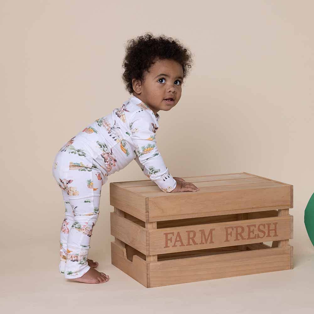 Snuggle Hunny - Farm Organic Growsuit
