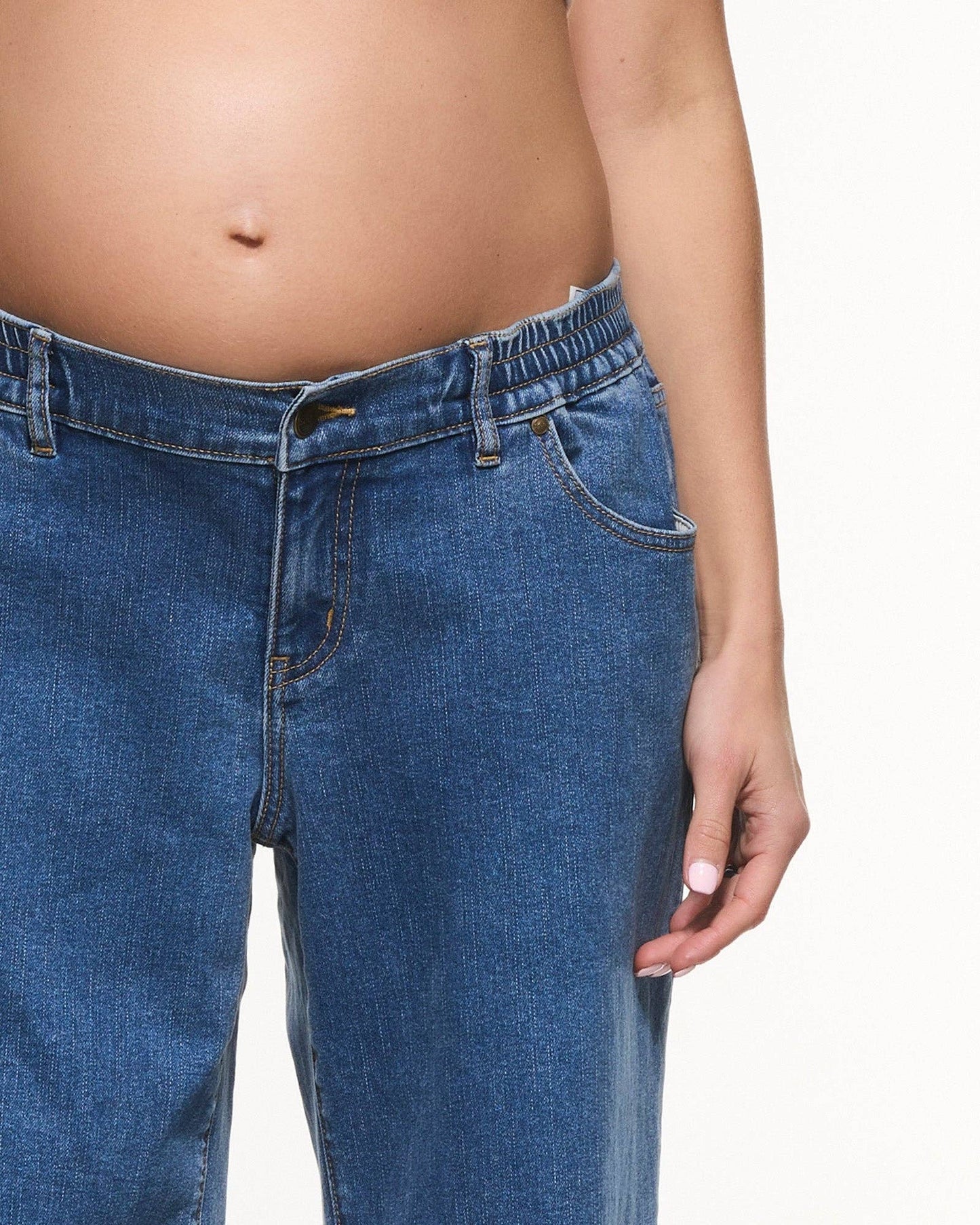 Soon Maternity - Heaven Straight Jeans - Dark Wash