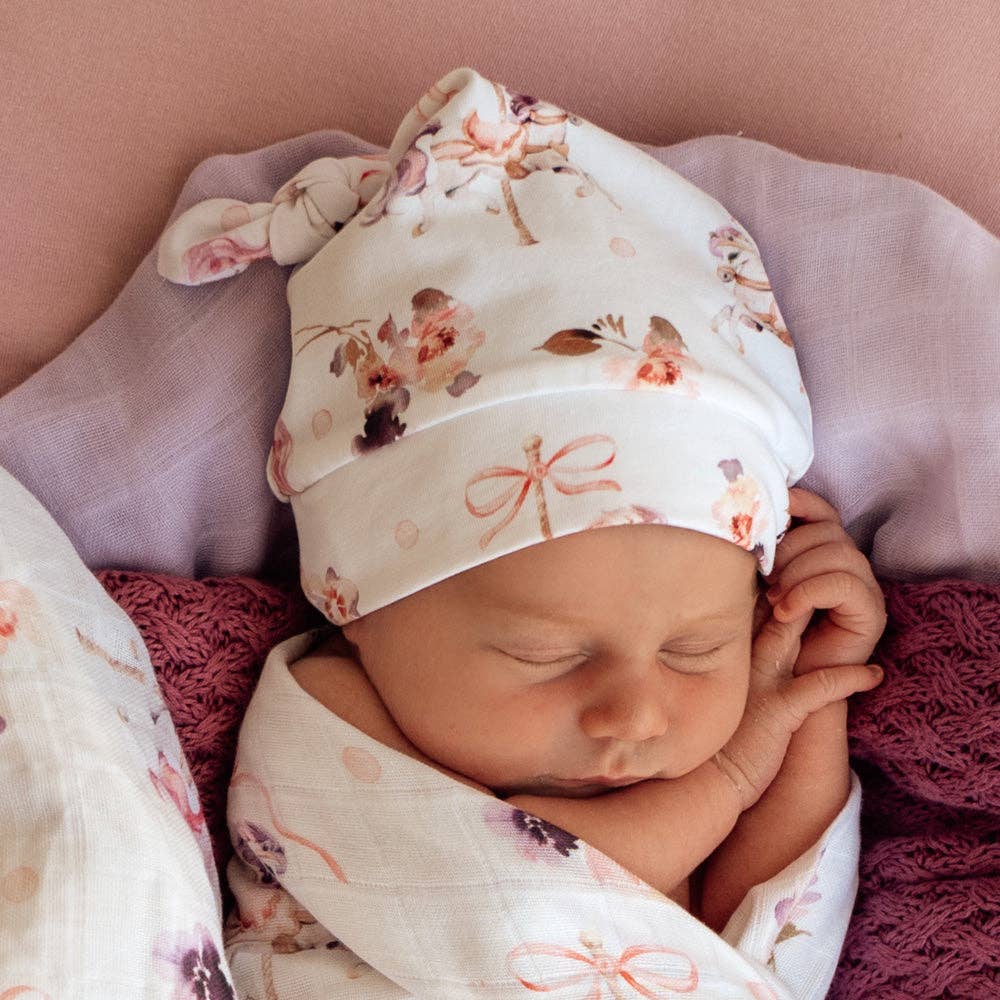 Snuggle Hunny - Carousel Organic Knotted Beanie