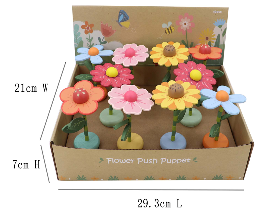 ToysLink - Wooden Flower Press Toy
