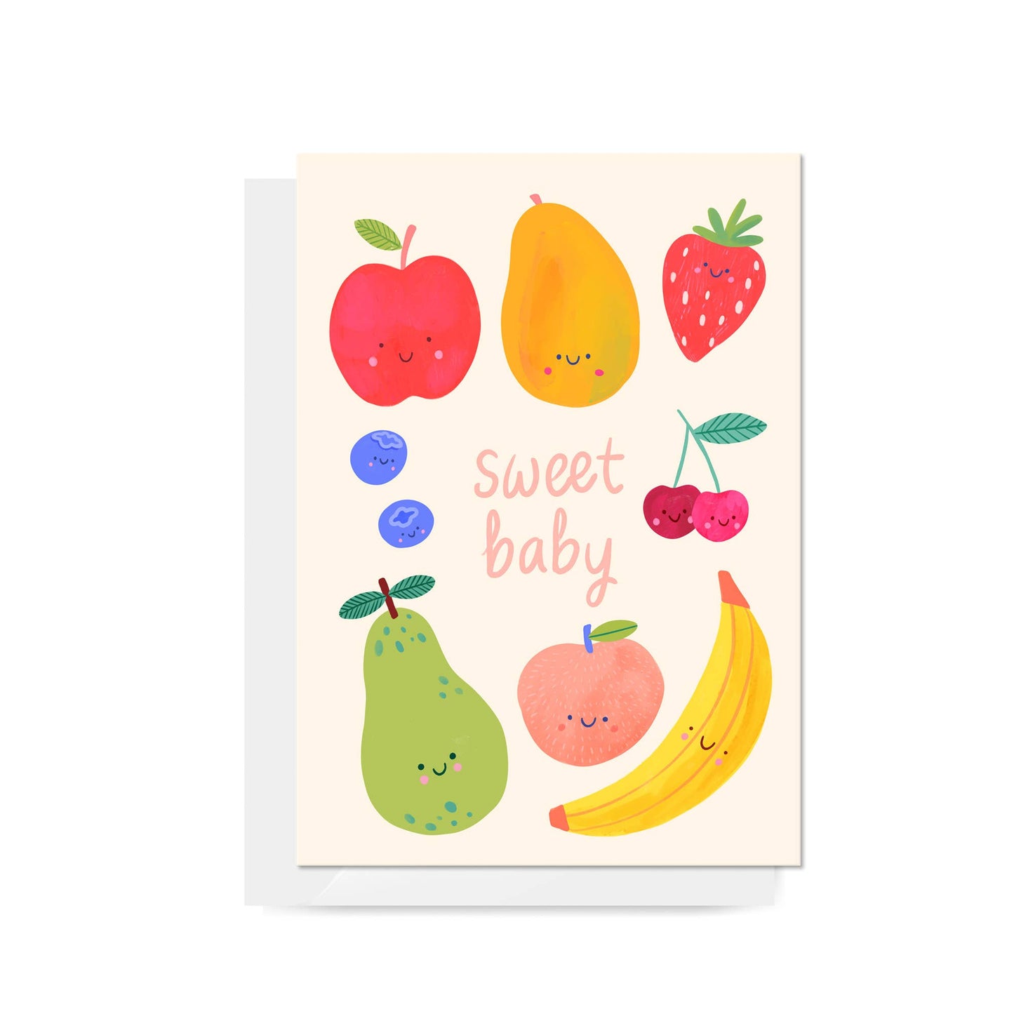 Carla Ellis Creative - Fruit "Sweet Baby" Greeting Card