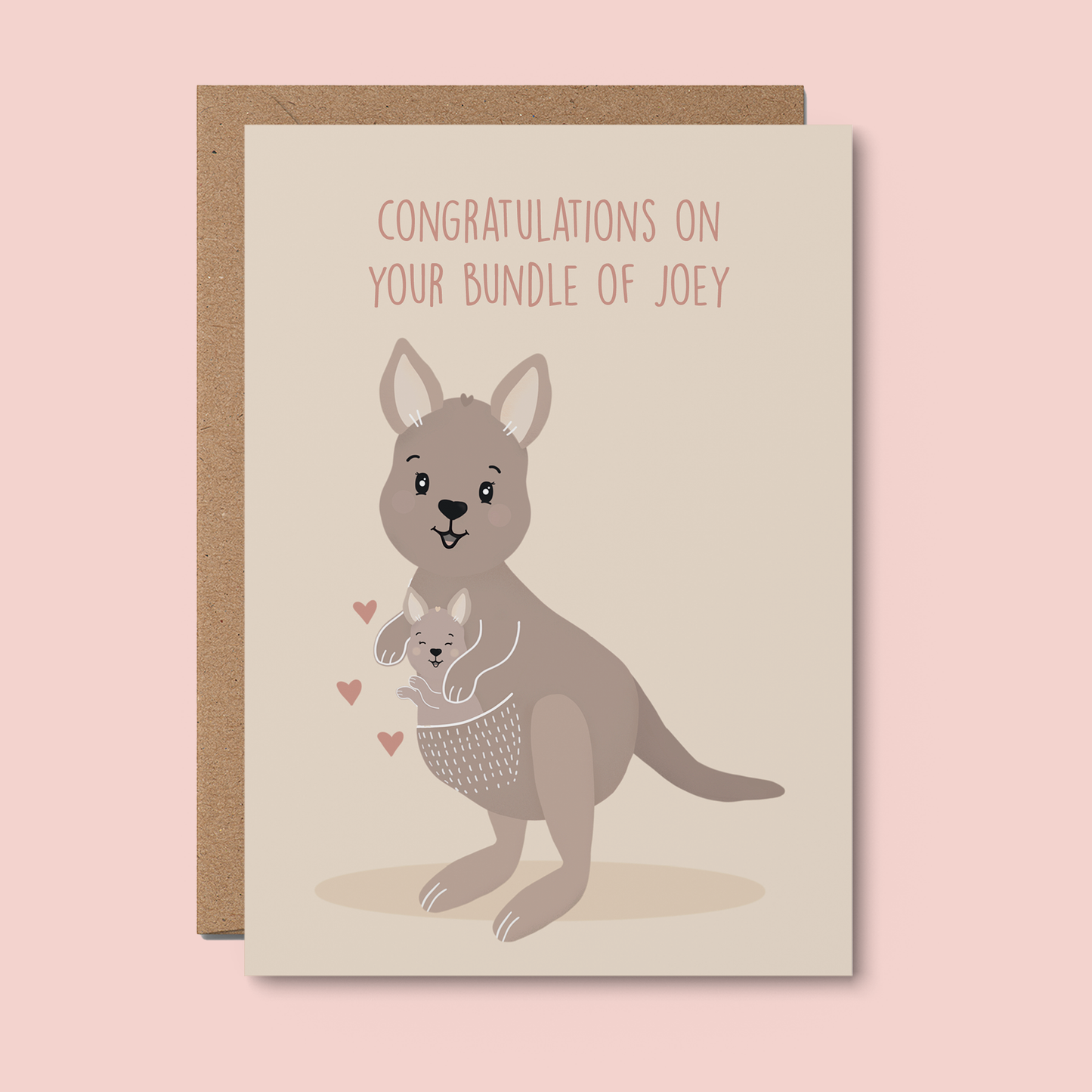 From Rosalie - Bundle of Joey | AUSTRALIAN BABY SHOWER CARD | newborn
