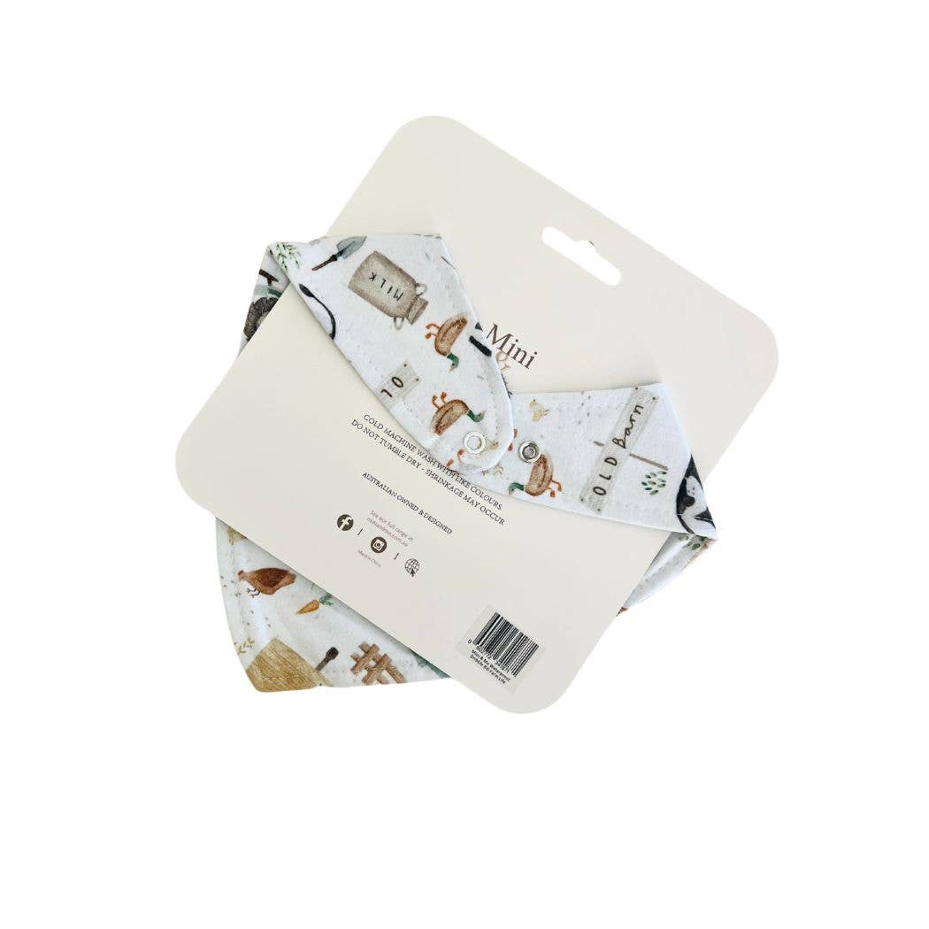 Cuddle Bug & Co - Waterproof Dribble Bib Farm Life