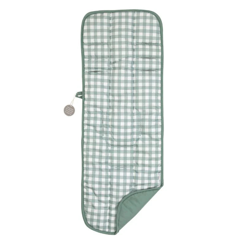 All4Ella - Universal Pram Liner - Gingham Sage
