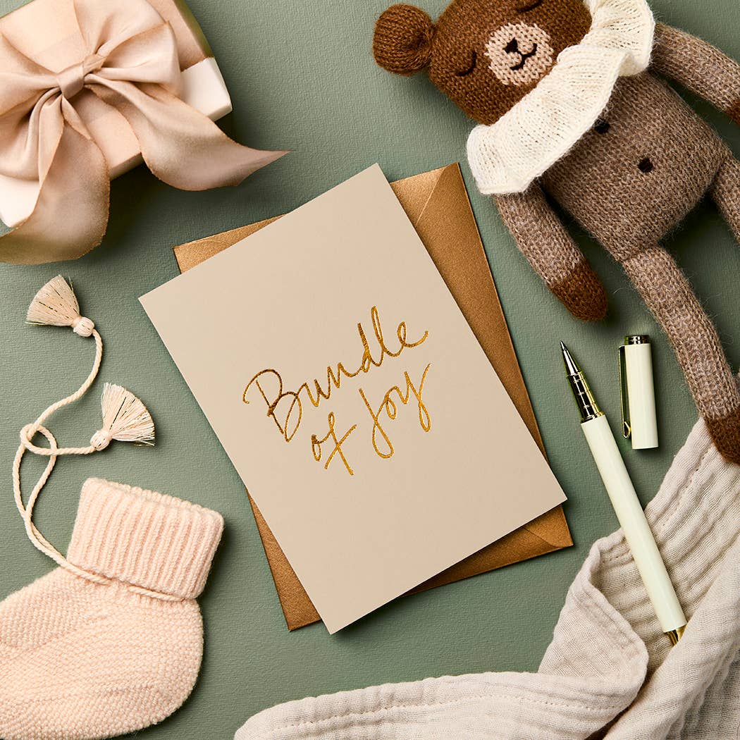 Gabrielle & Celine Greeting Cards Australia - New Baby Greeting Card | Sustainable Minimal Design