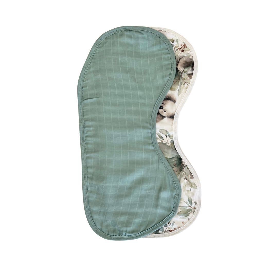 Cuddle Bug & Co - Burp Bib 2pk Cuddly Koala & Green