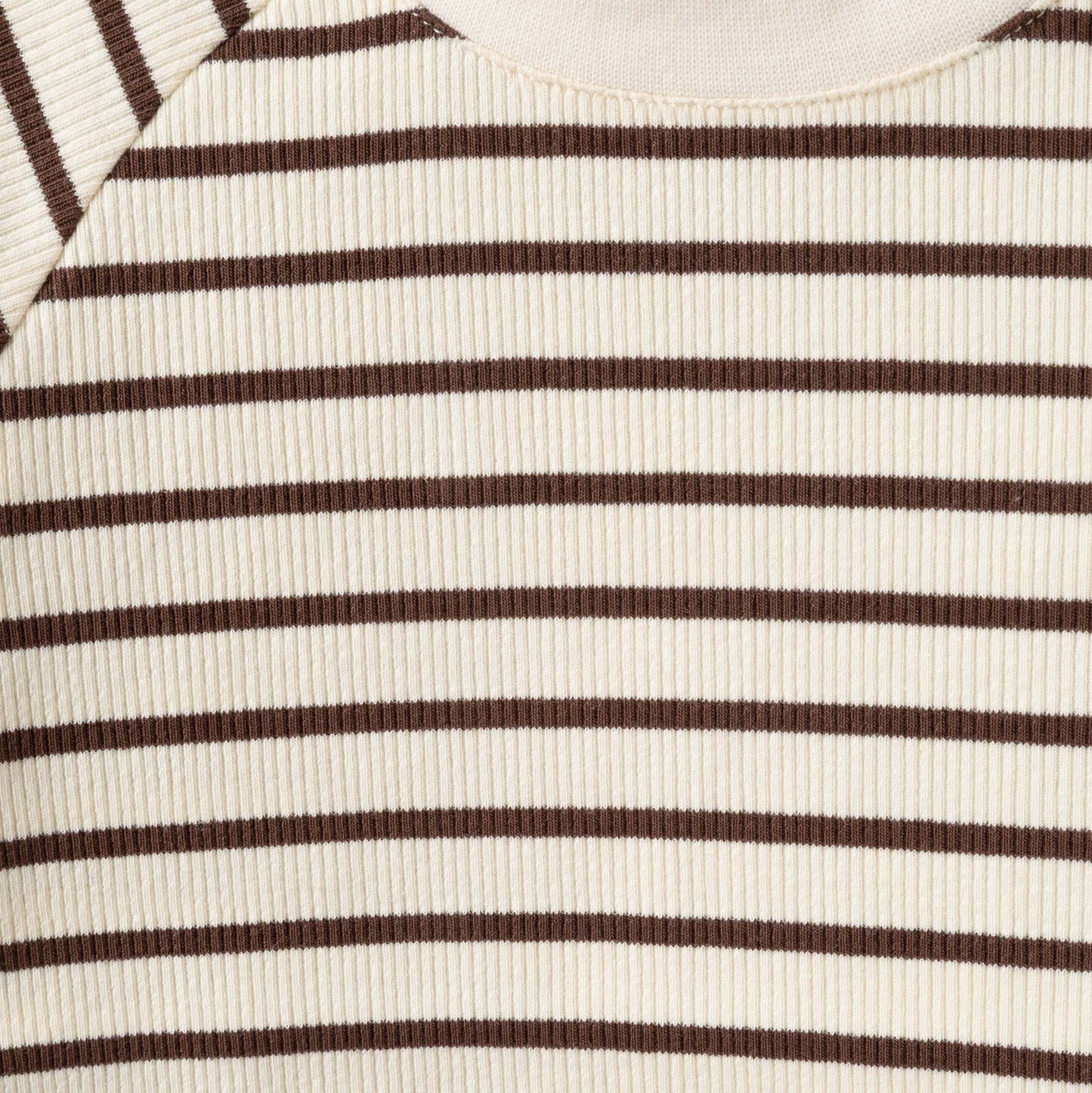 Designer Kidz - Jack Rib Stripe Top - Chestnut