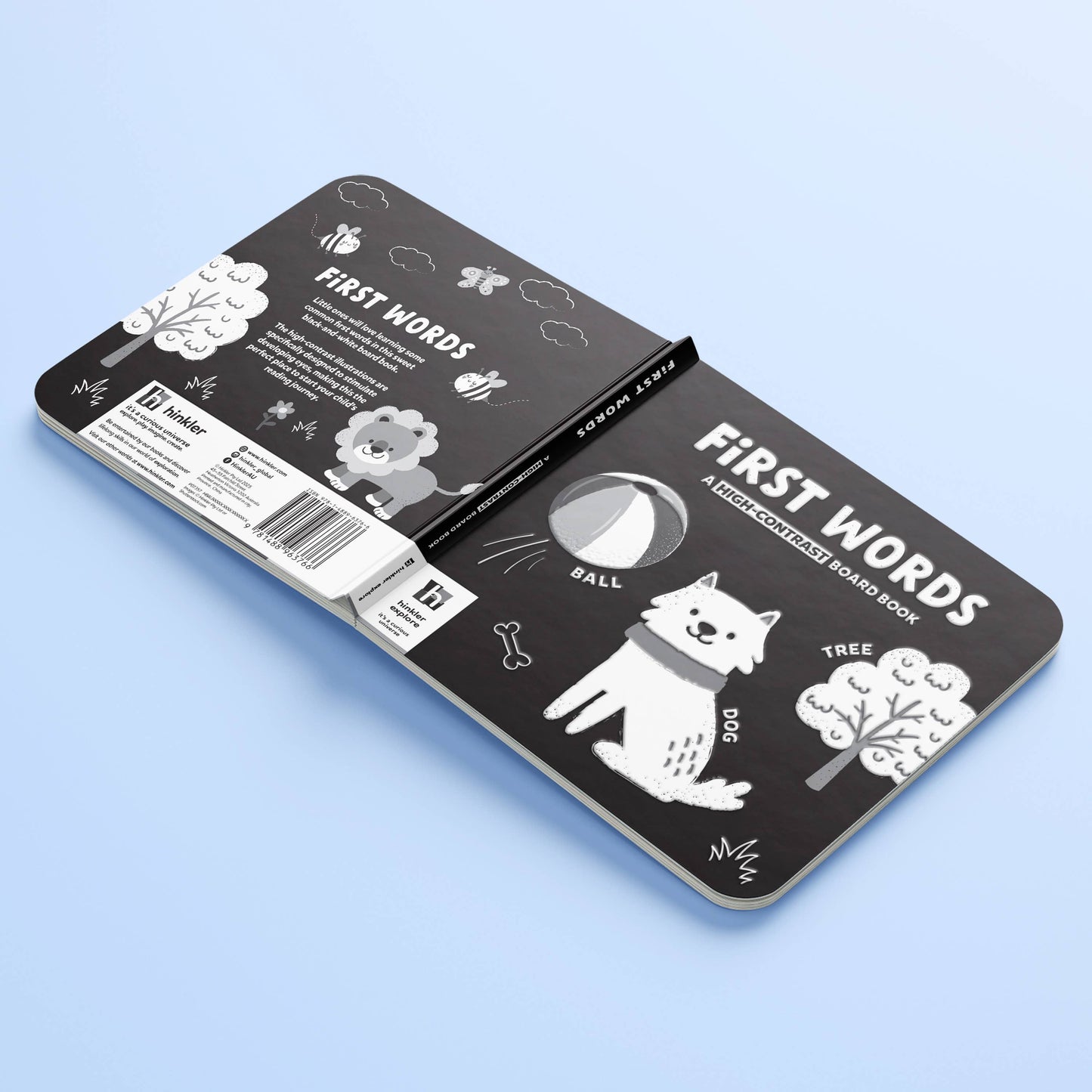 Hinkler Australia - First Words A High-Contrast Board Book