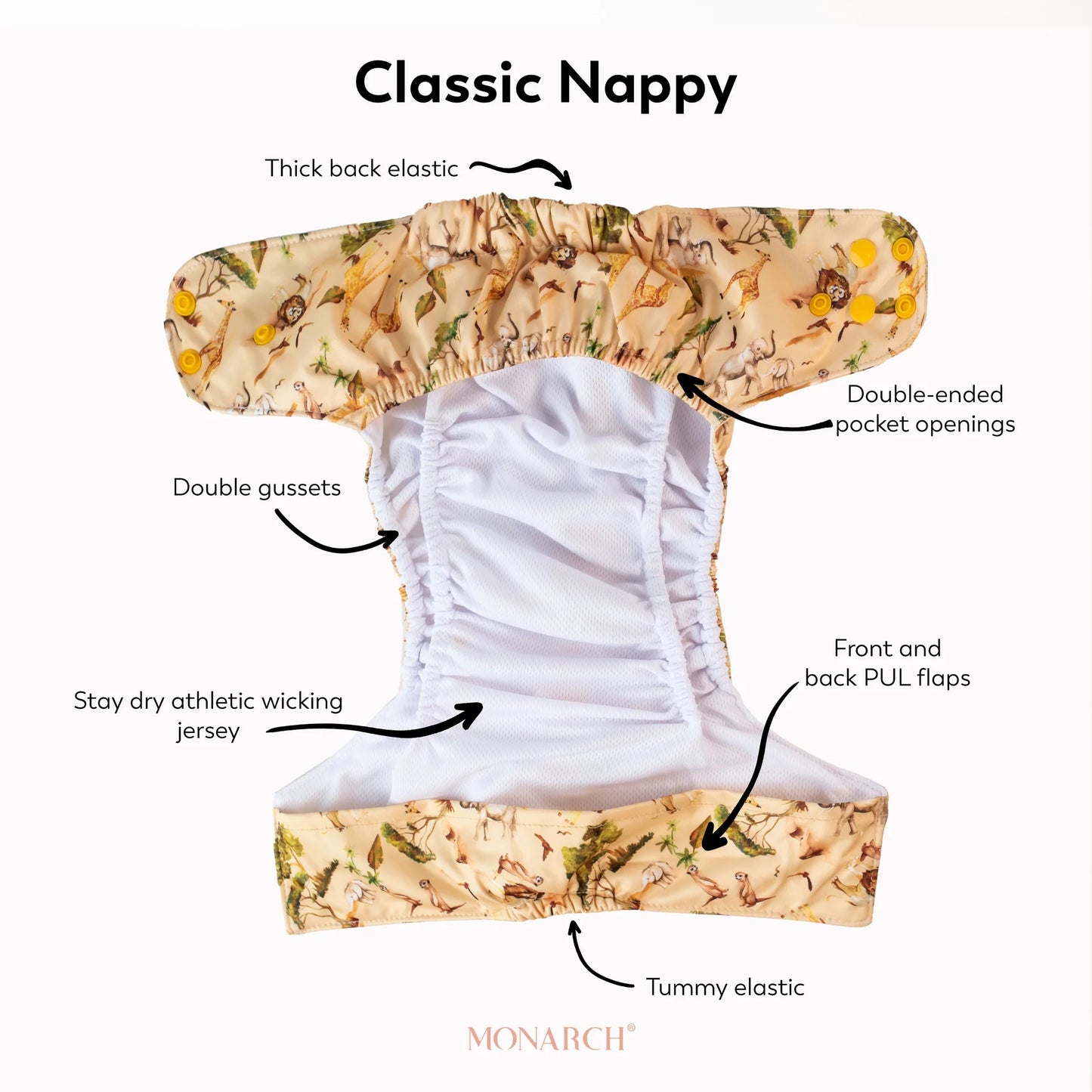 Monarch - Classic Pocket Nappy