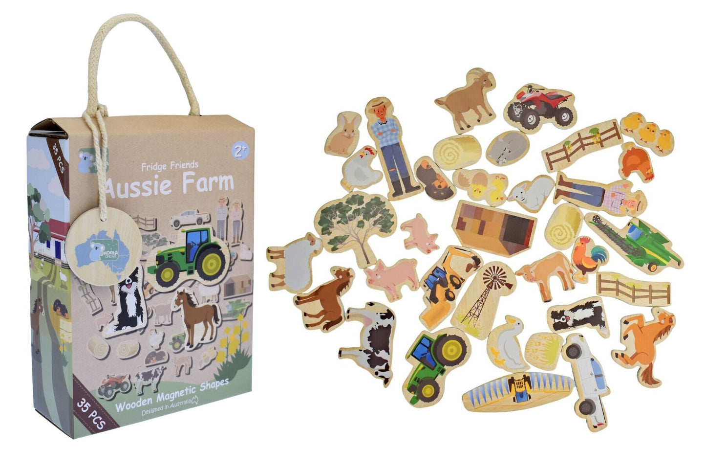 Koala Dream - Fridge Friends Aussie Farm Magnets - 35 Pcs