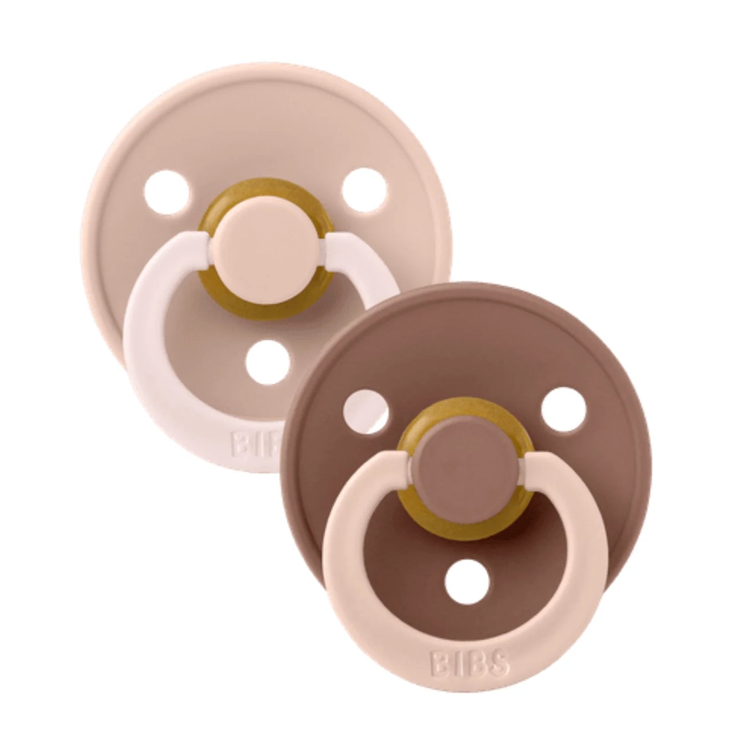 BIBS - Fusion Studio Dummies - Blush/Woodchuck Mix