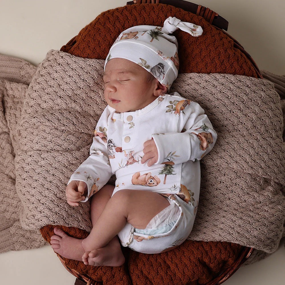 Bears L/S Organic Bodysuit