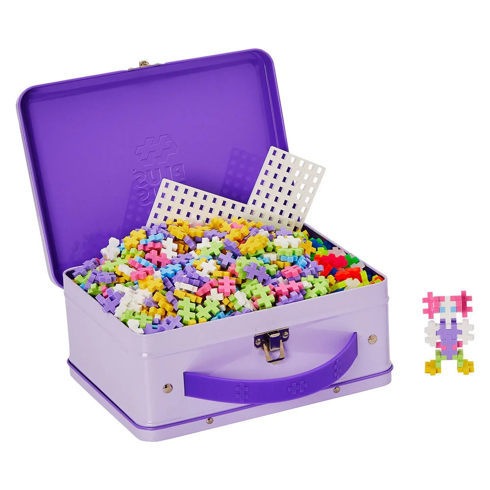 PLUS-PLUS - SUITCASE PASTEL METAL - 600 PCS