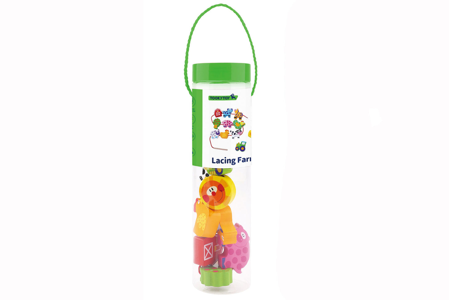 Tooky Toy - Wooden Lacing Farm Animals
