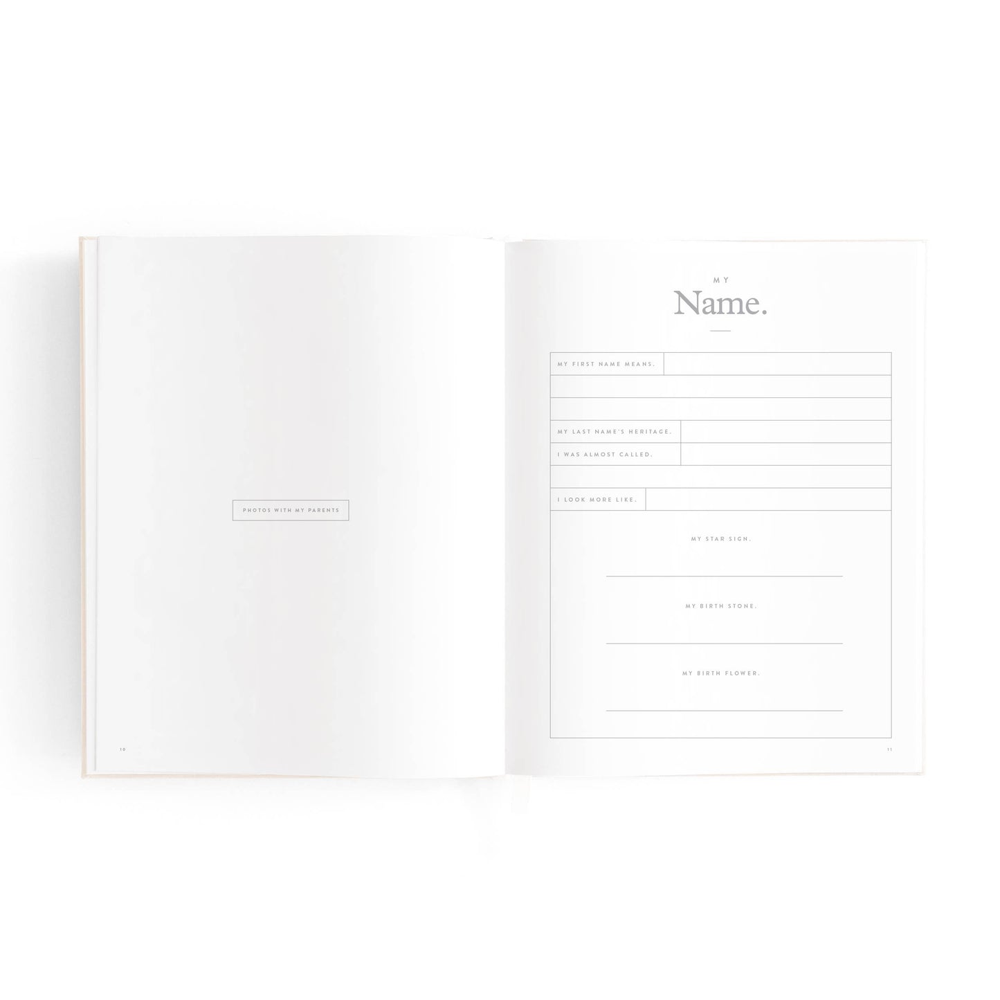 Fox & Fallow - Mini Baby Book Oatmeal