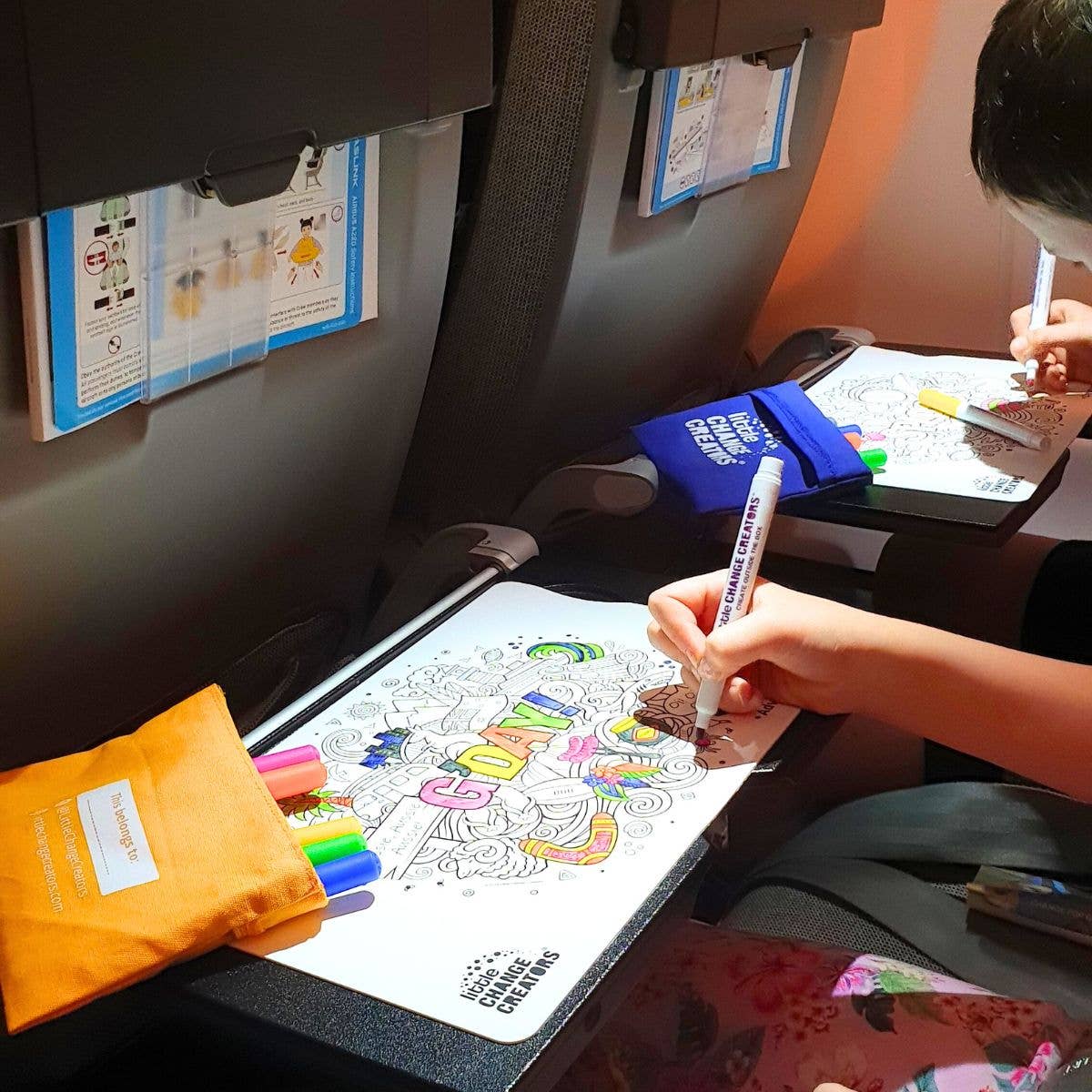 Little Change Creators - MAGIC! Mini Reusable Coloring Kit | Gift for Girls