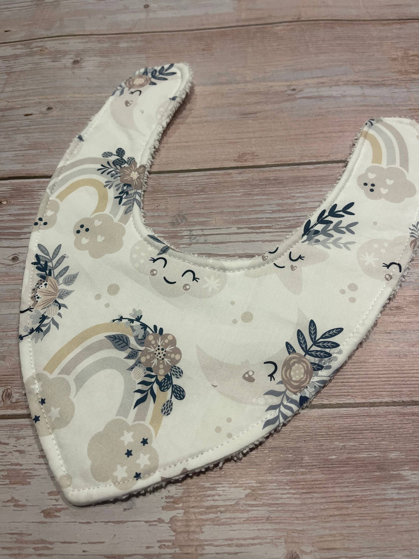 Finished with a Kiss - Dribble Bib, Bandanna Bib, Baby Bib - Luna