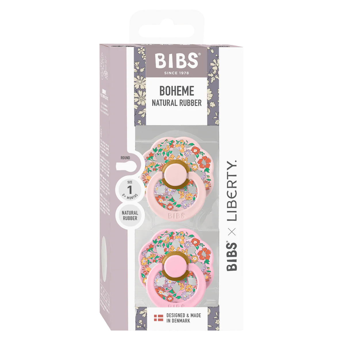 BIBS x Liberty Dummies - Boheme - Oscar Meadow/Blossom Mix