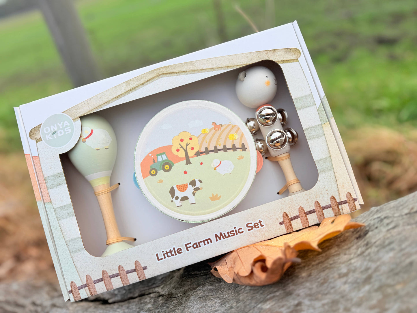 ToysLink - Onya Kids 3pcs Farm Music Set-Autumn (Sheep)