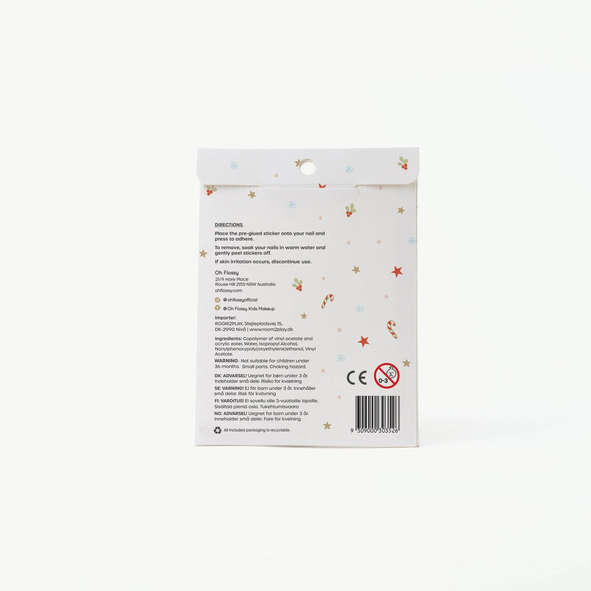 Oh Flossy - Oh Flossy Christmas Nail Stickers