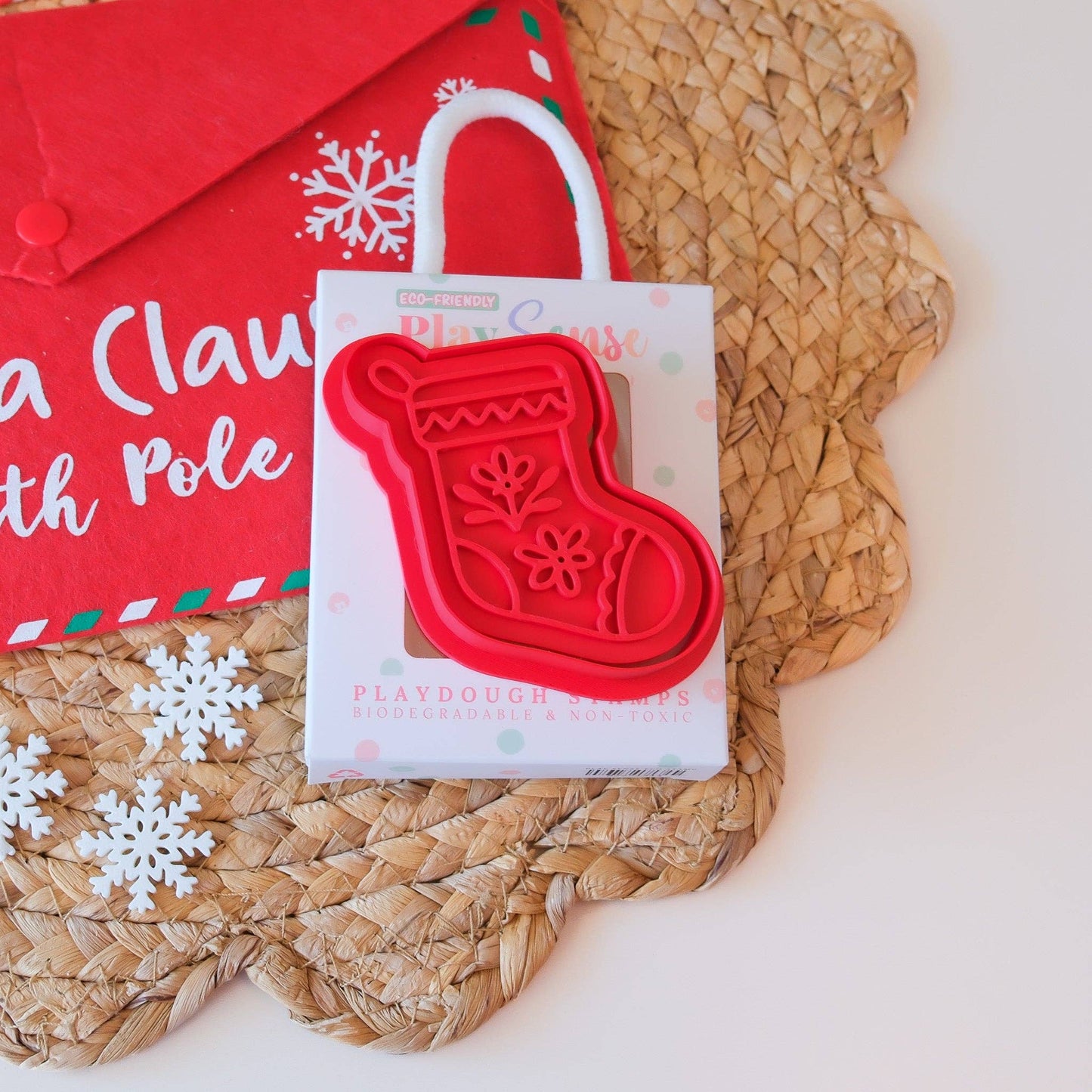 Play Sense - Eco Playdough Stamp | Christmas | Nordic Stocking