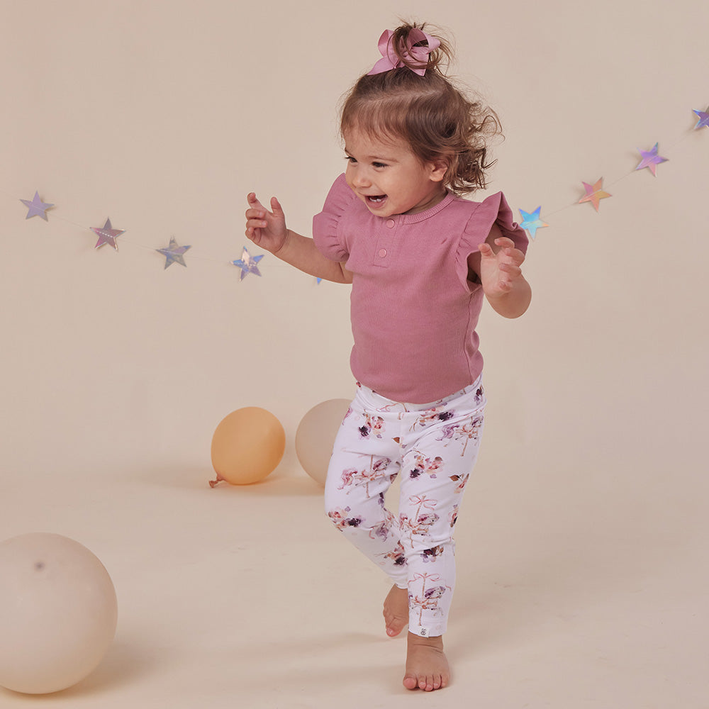 Snuggle Hunny Carousel Organic Leggings