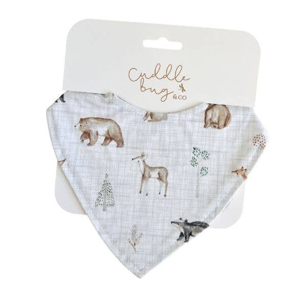 Cuddle Bug & Co - Waterproof Dribble Bib Woodland