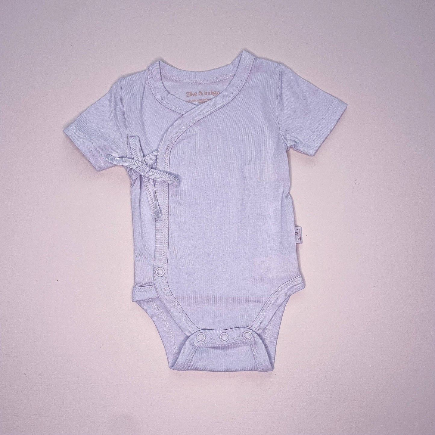Elke & Indigo - Bamboo/Organic Cotton Willow Bodysuit - Soft Lilac