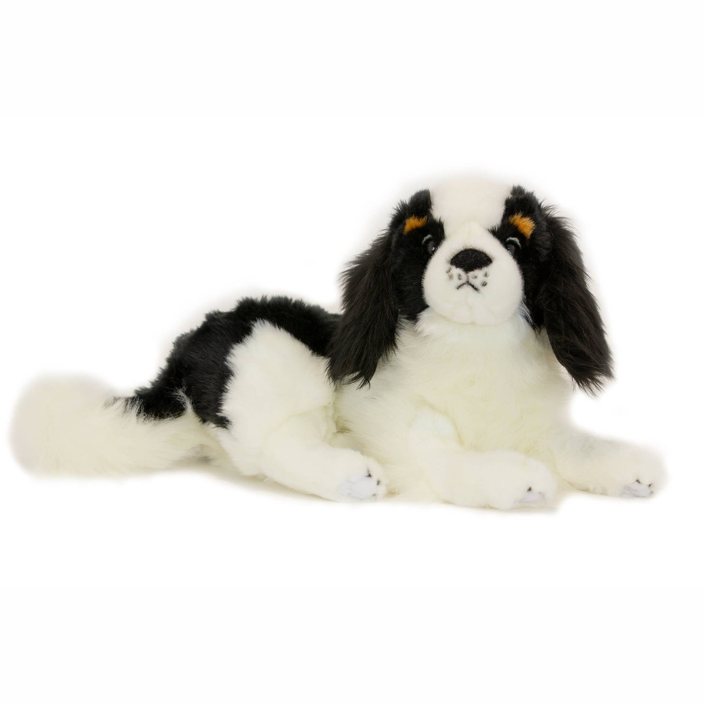 Bocchetta Plush Toys - Snuggles - Tri-colour Cavalier King Charles 40cm