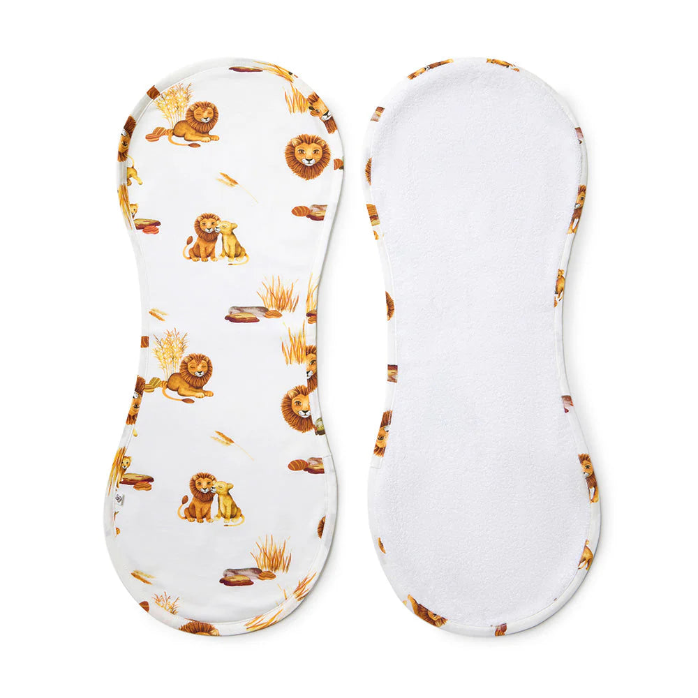 Snuggle Hunny - Lion Organic Cotton Burp Cloth