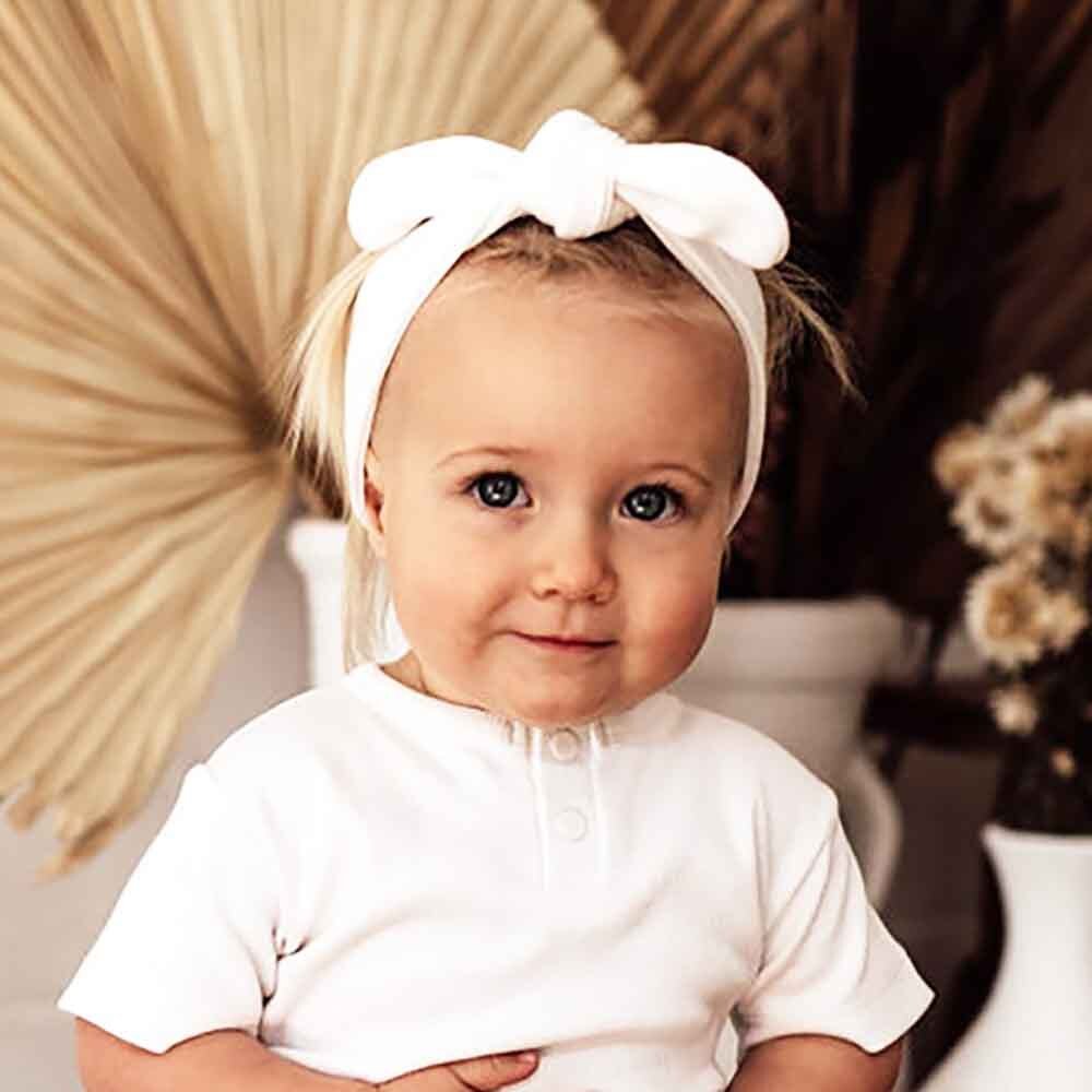Snuggle Hunny - Milk Ribbed Organic Topknot