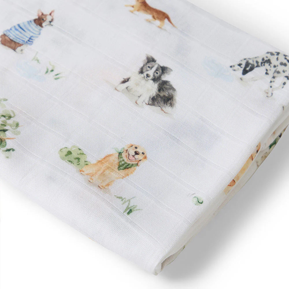 Snuggle Hunny - Dog Park Organic Muslin Wrap