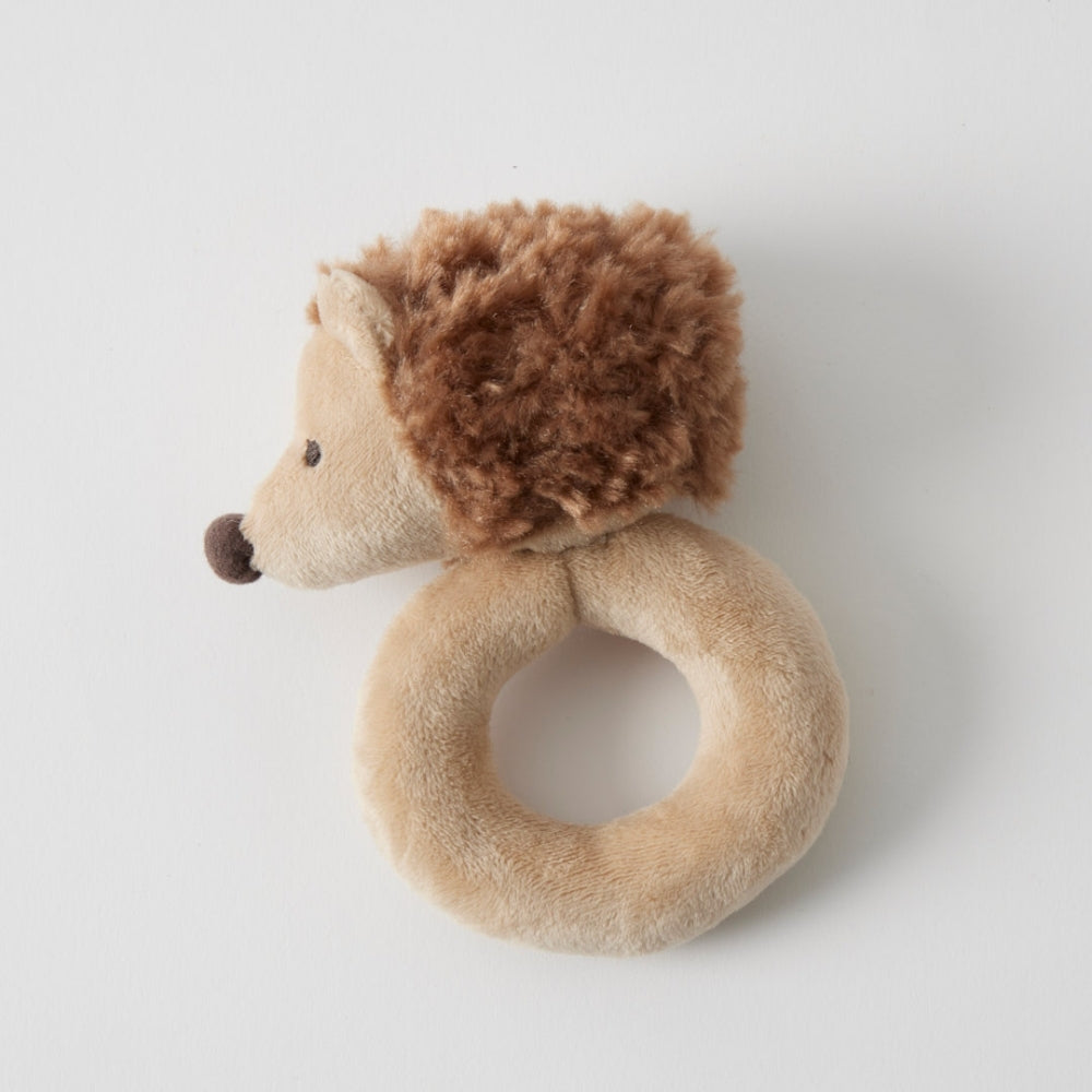 Jiggle & Giggle Soft Grip Baby Rattle Hedgehog Peanut