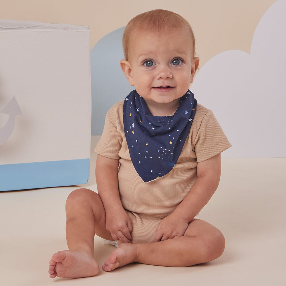 Starry Night Dribble Bib