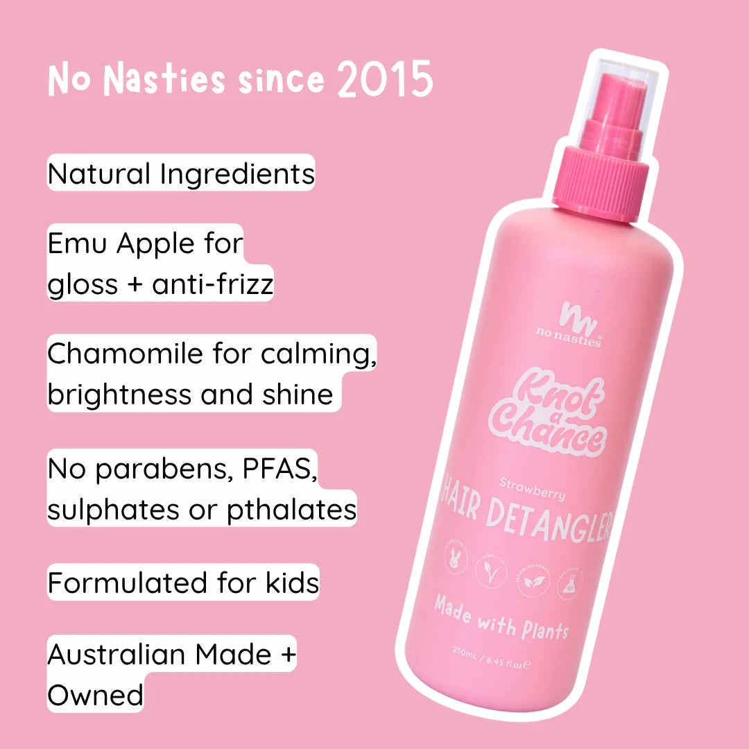 no nasties - Hair Detangling Spray in Strawberry | 250ml