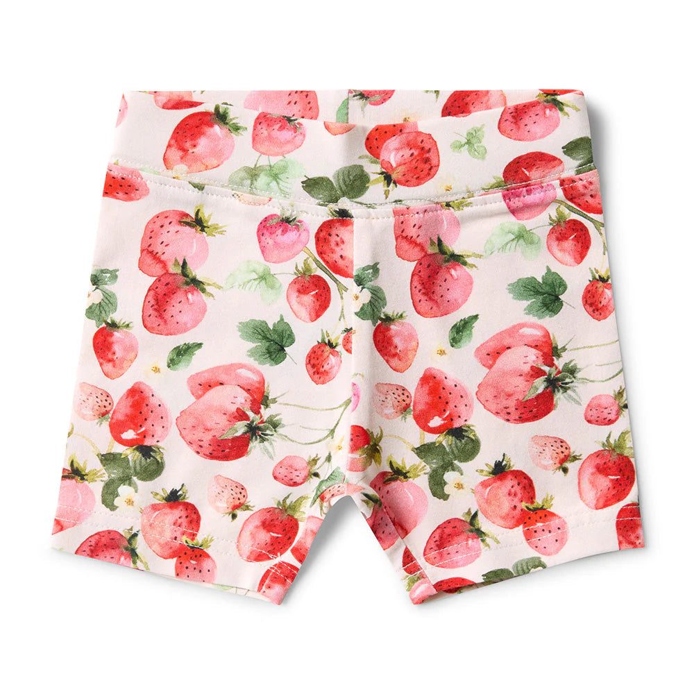 Snuggle Hunny - Strawberry Organic Bike Shorts