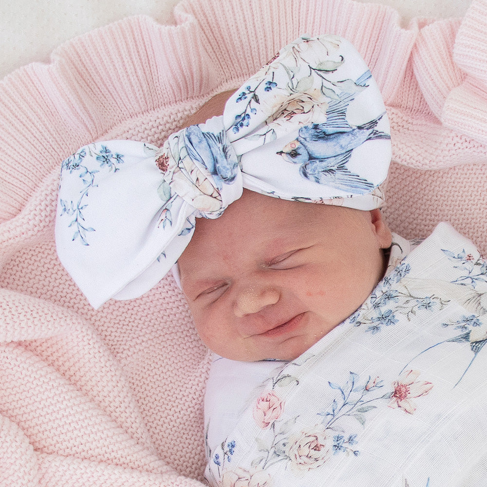 Sweet Swallows Oversized Bow