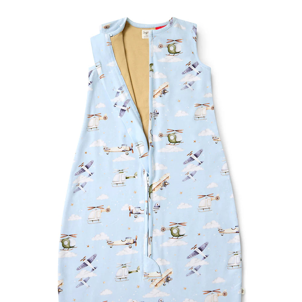 Snuggle Hunny - Taking Flight Organic Sleeping Bag 1.0 TOG
