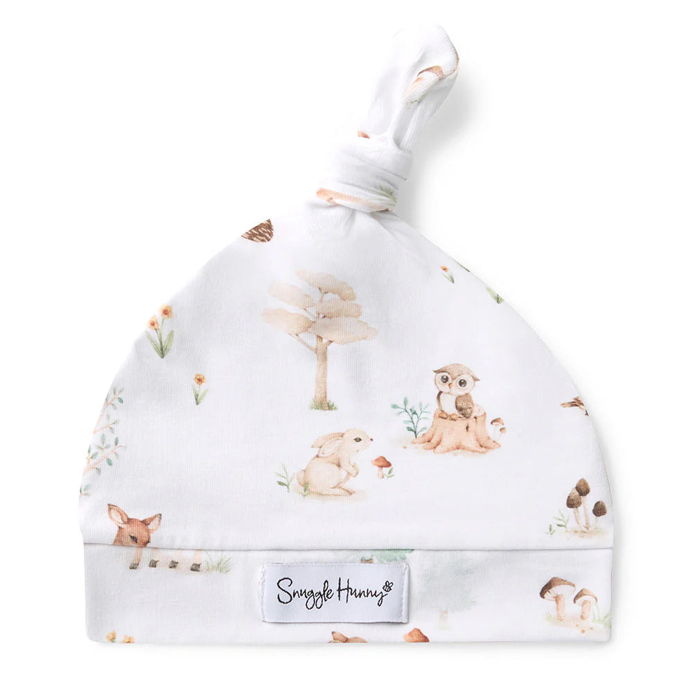 Snuggle Hunny - Woodland Tales Organic Knotted Beanie