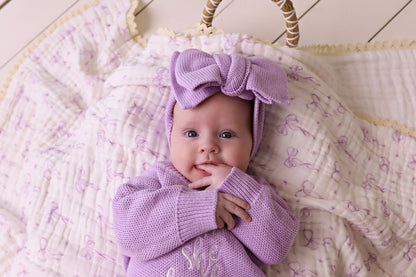 "Isn't She Lovely" Knit Romper | Lilac