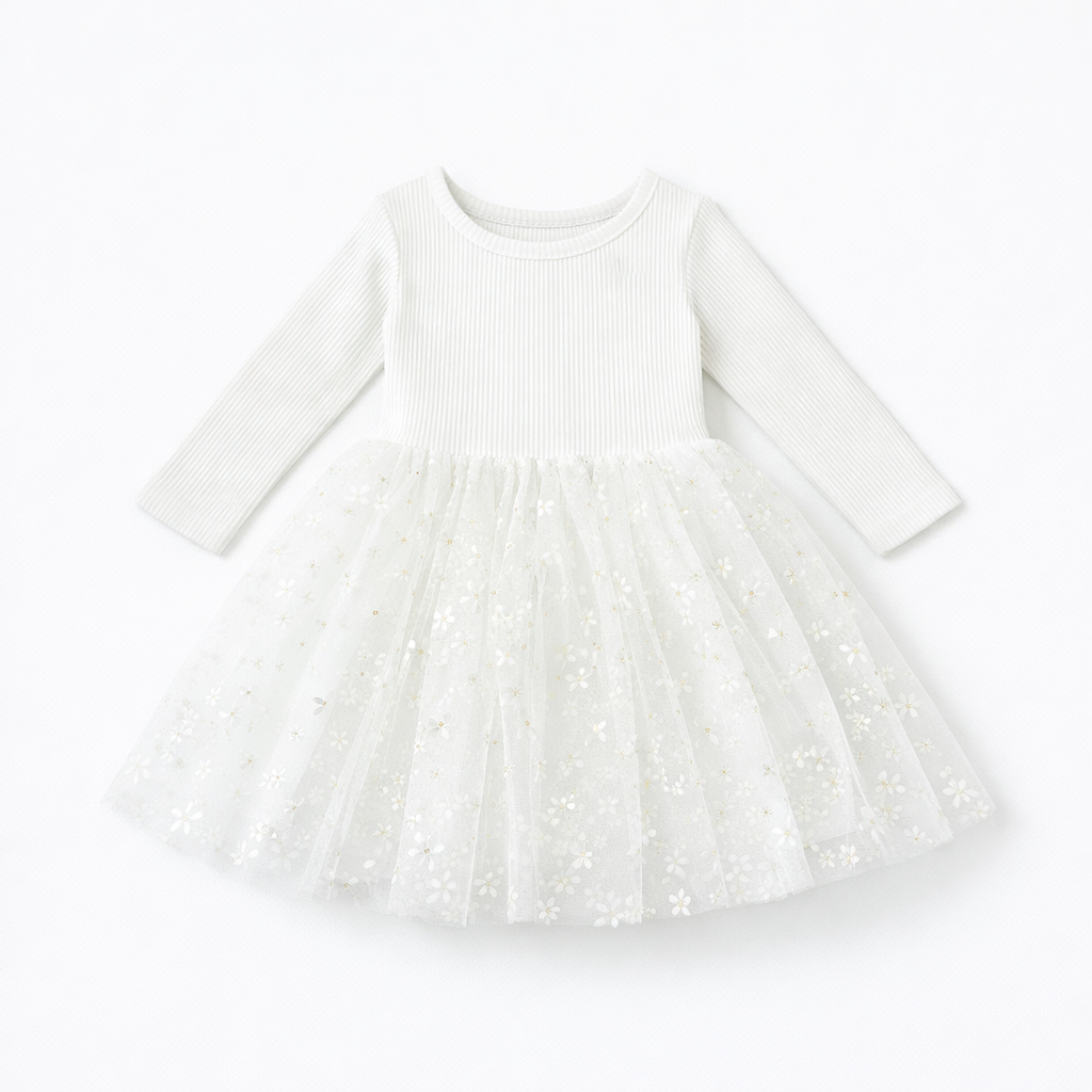 Confetti Kidz - Long Sleeve Tulle Dress