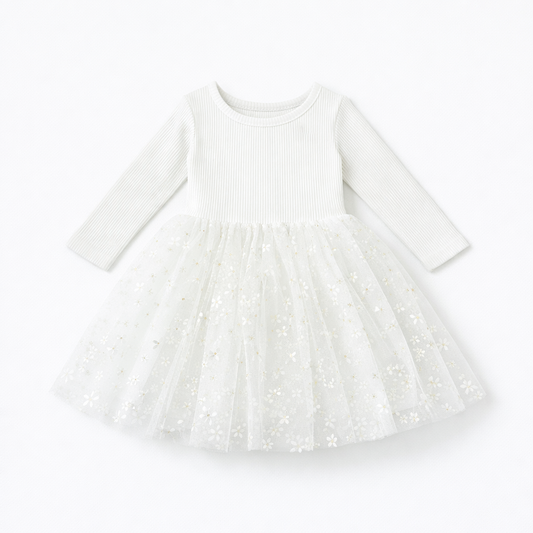 Confetti Kidz - Long Sleeve Tulle Dress