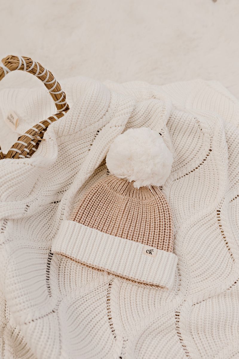 Confetti Kidz - Baby Knit Beanie Biscotti