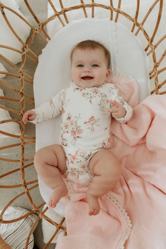 Confetti Kidz - Rose Garden - Long Sleeve Bodysuit