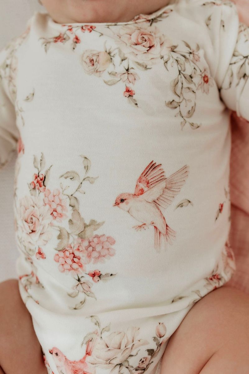 Confetti Kidz - Rose Garden - Long Sleeve Bodysuit