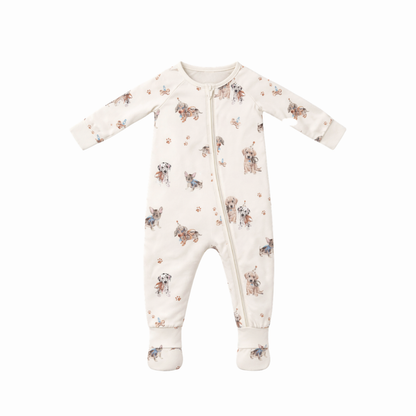 Confetti Kidz - Pawfect Pals - Bamboo Zipsuit