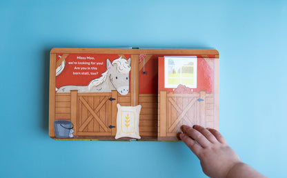 Brown Paper Fox - Peek-a-Boo Missy Moo! Lift-the-Flap Board Book